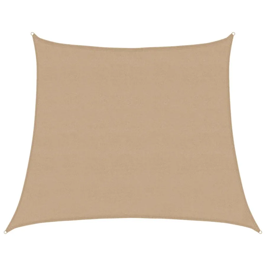 Voile d'ombrage 160 g/m² Taupe 4/5x4 m PEHD - 2