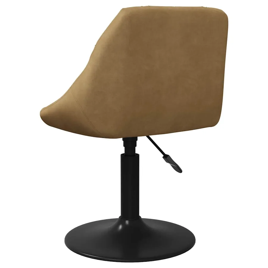 Tabouret de bar Marron Velours - 5