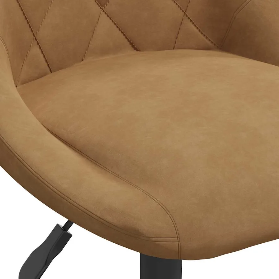 Tabouret de bar Marron Velours - 7