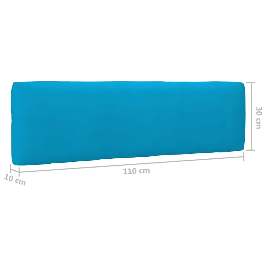 Salon de jardin palette 6pcs avec coussins Bois de pin imprégné - 15
