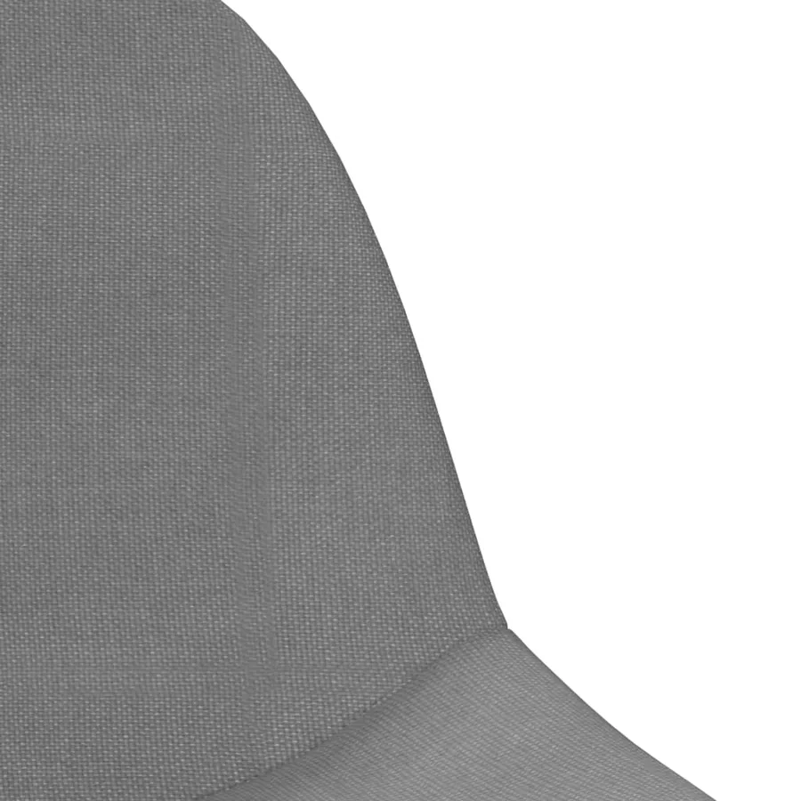 Tabourets de bar lot de 2 gris tissu - 6