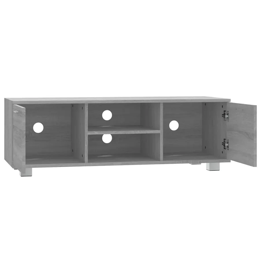 Meuble TV Sonoma gris 120x40,5x35 cm Bois d'ingénierie - 5