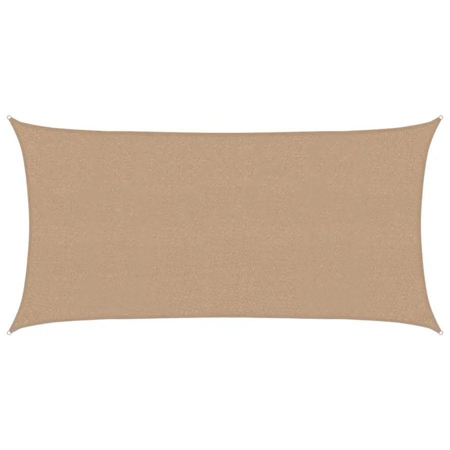 Voile d'ombrage 160 g/m² Taupe 2,5x5 m PEHD - 2