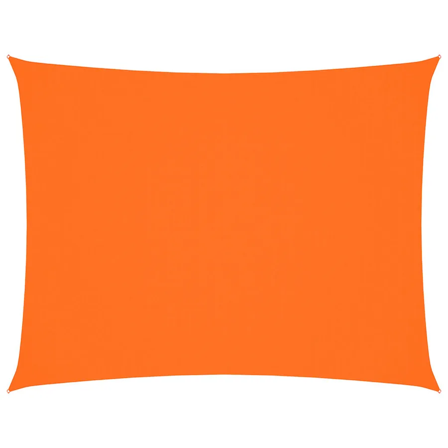 Voile de parasol tissu oxford rectangulaire 2x3,5 m orange - 2