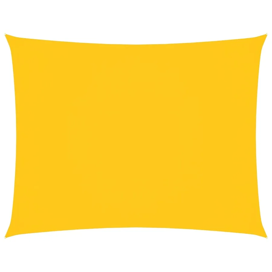 Voile de parasol tissu oxford rectangulaire 3,5x5 m jaune - 2