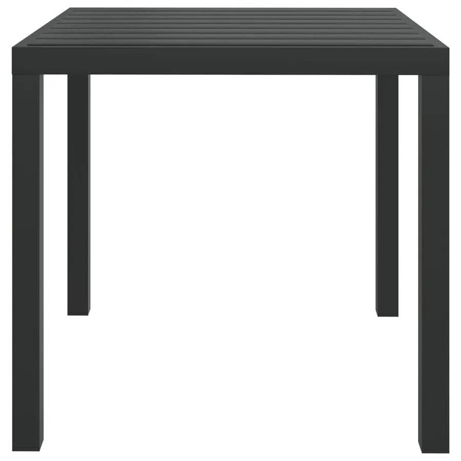 Ensemble à dîner de jardin avec coussins 5 pcs poly rotin noir - 12