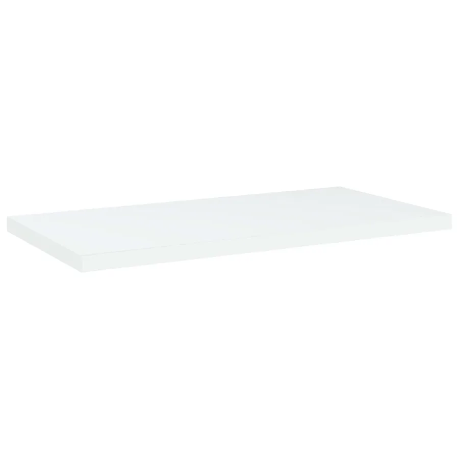 Panneaux de bibliothèque 4 pcs blanc bois d’ingénierie - 2