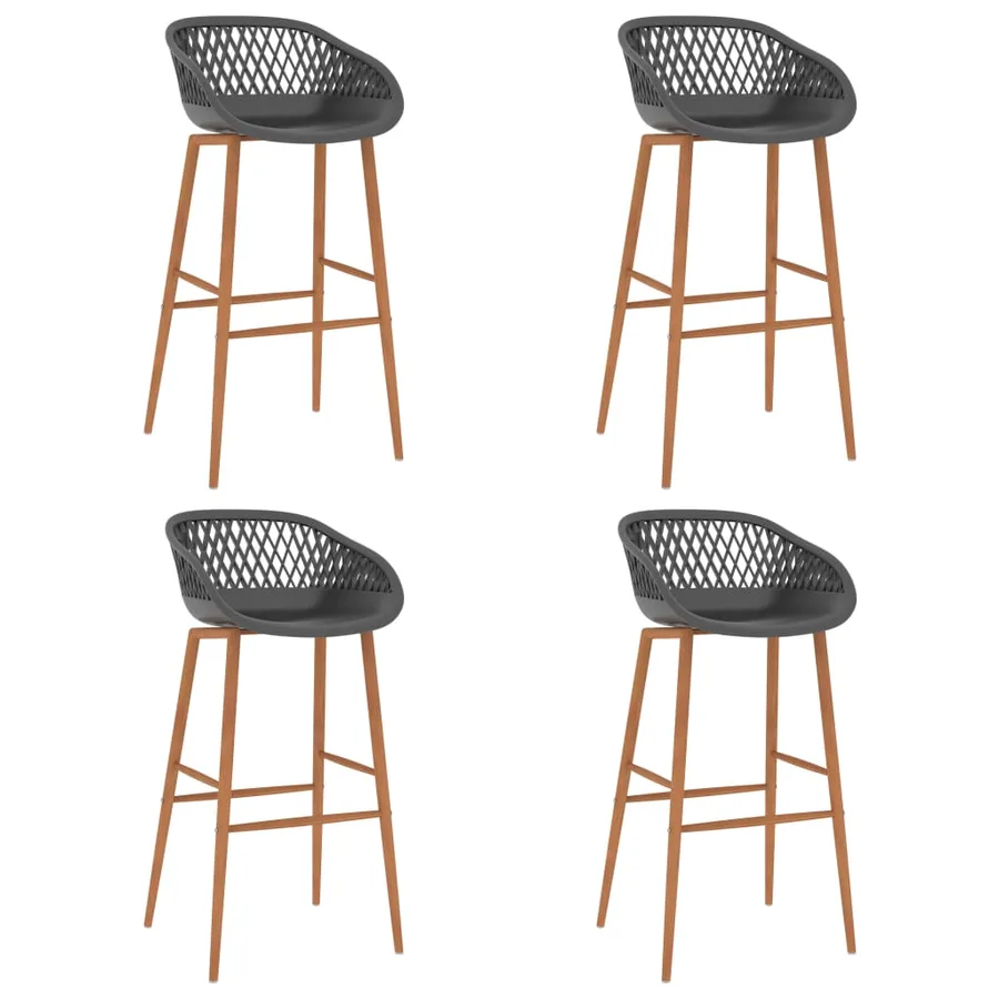 Ensemble de bar 5 pcs Blanc et gris - 6