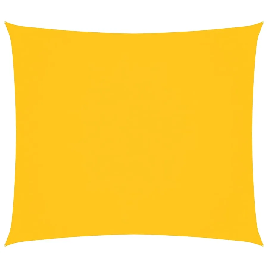 Voile de parasol tissu oxford rectangulaire 2x2,5 m jaune - 2