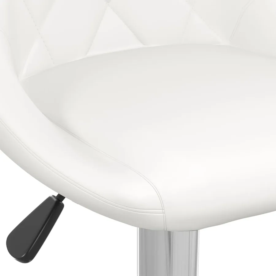 Tabouret de bar Blanc Similicuir - 6