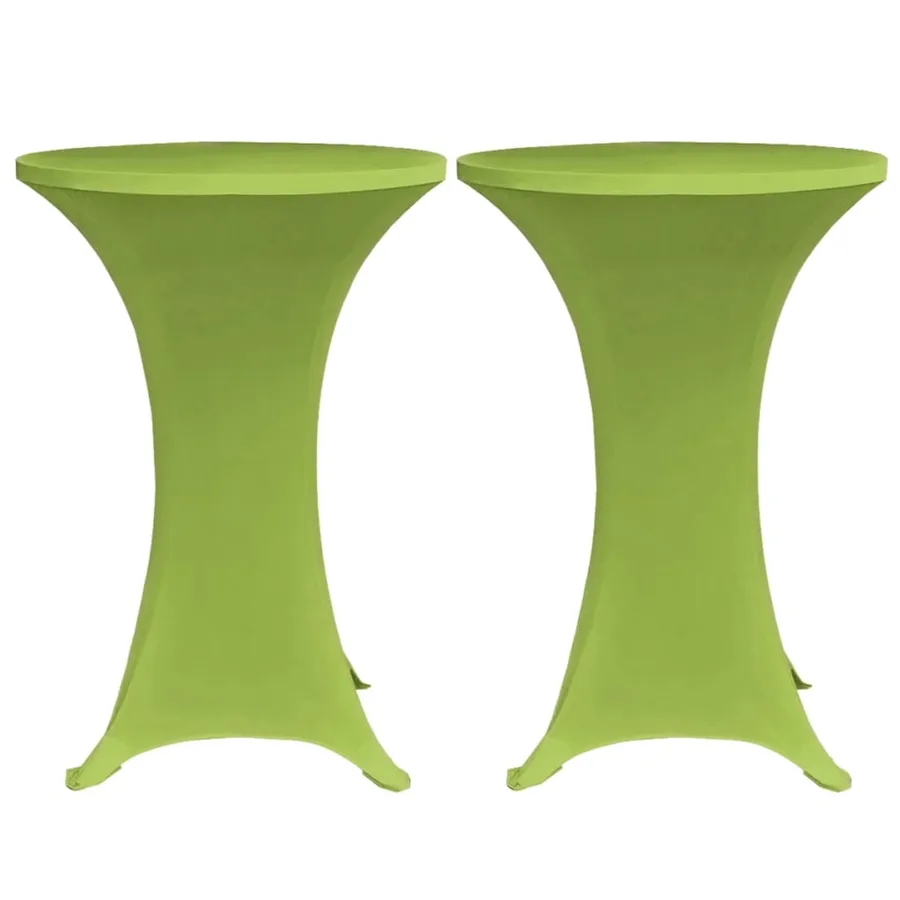 Housses de table extensible 4 pcs 80 cm Vert - 3