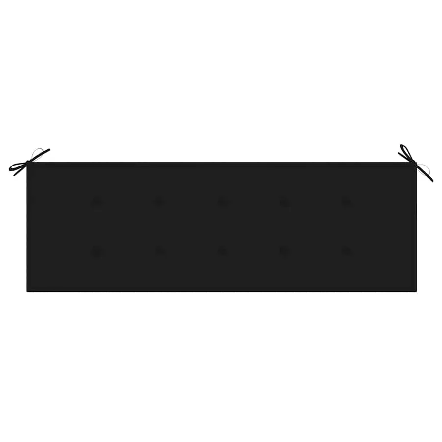 Banc de jardin 3 places avec coussin 150 cm Bois d'eucalyptus - 7