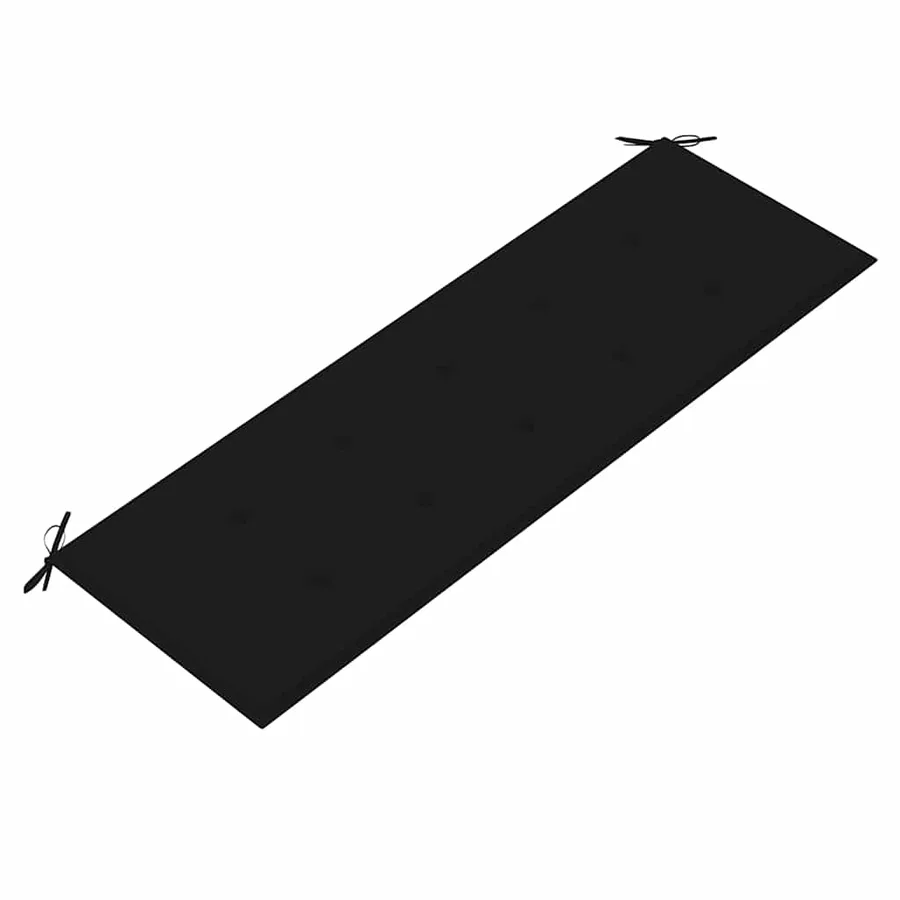 Banc de jardin 3 places avec coussin 150 cm Bois d'eucalyptus - 8