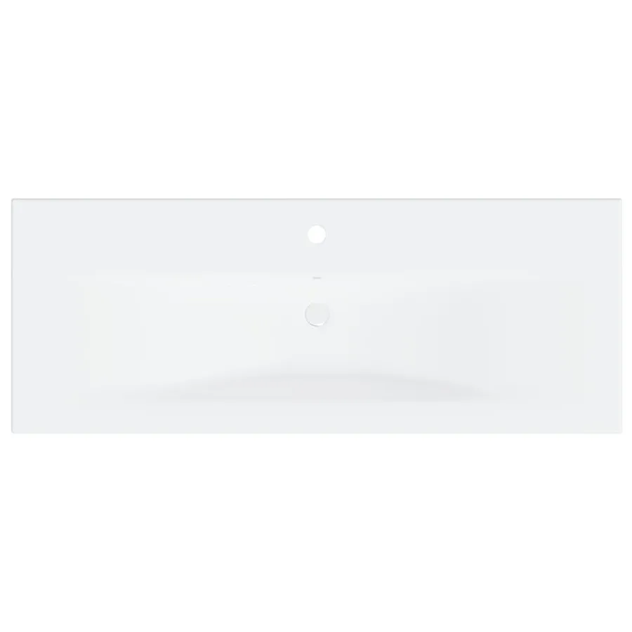 Ensemble de meubles de salle de bain Blanc Aggloméré - 9