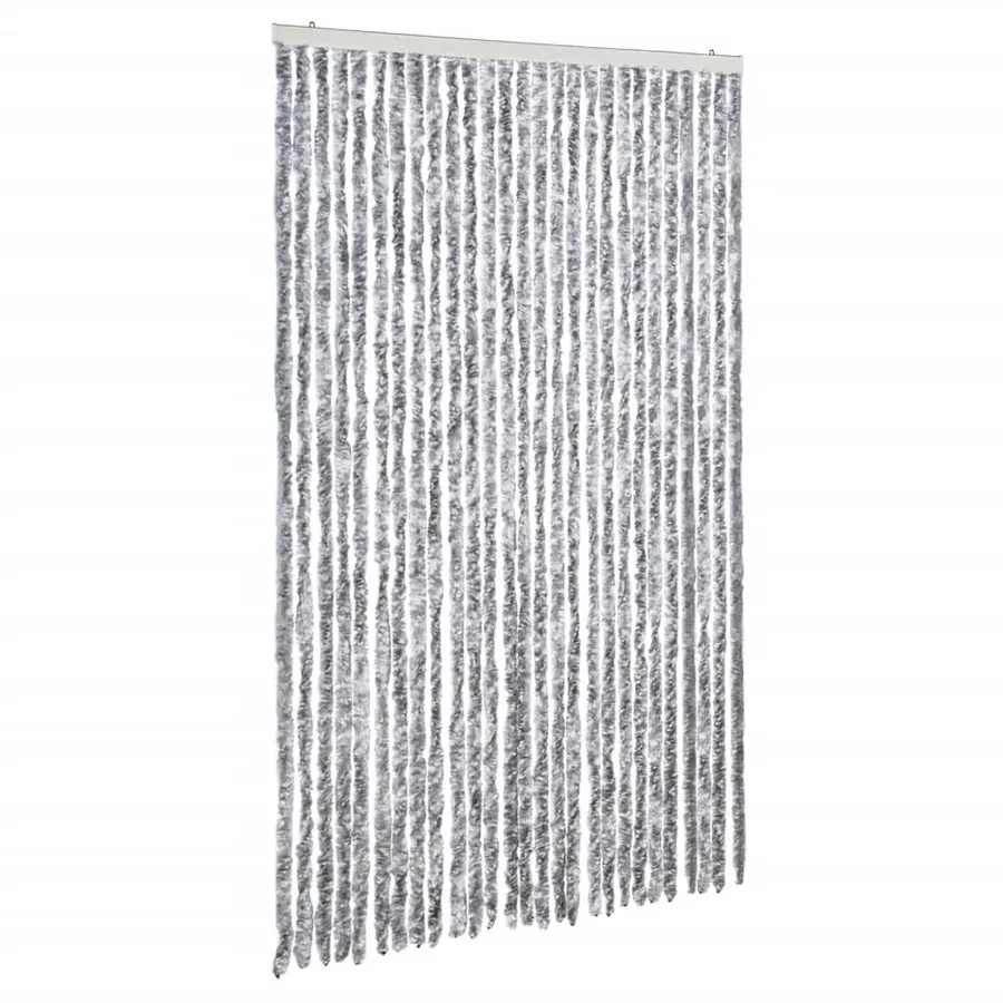 Moustiquaire blanc et gris 118x220 cm chenille - 2