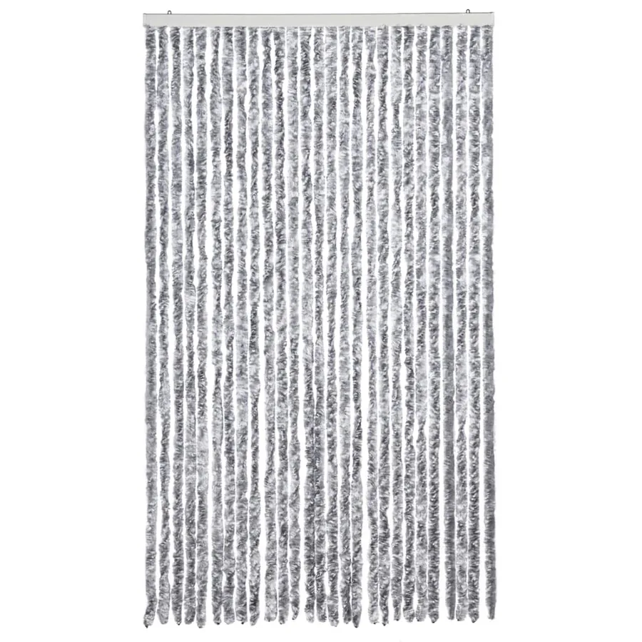 Moustiquaire blanc et gris 118x220 cm chenille - 3