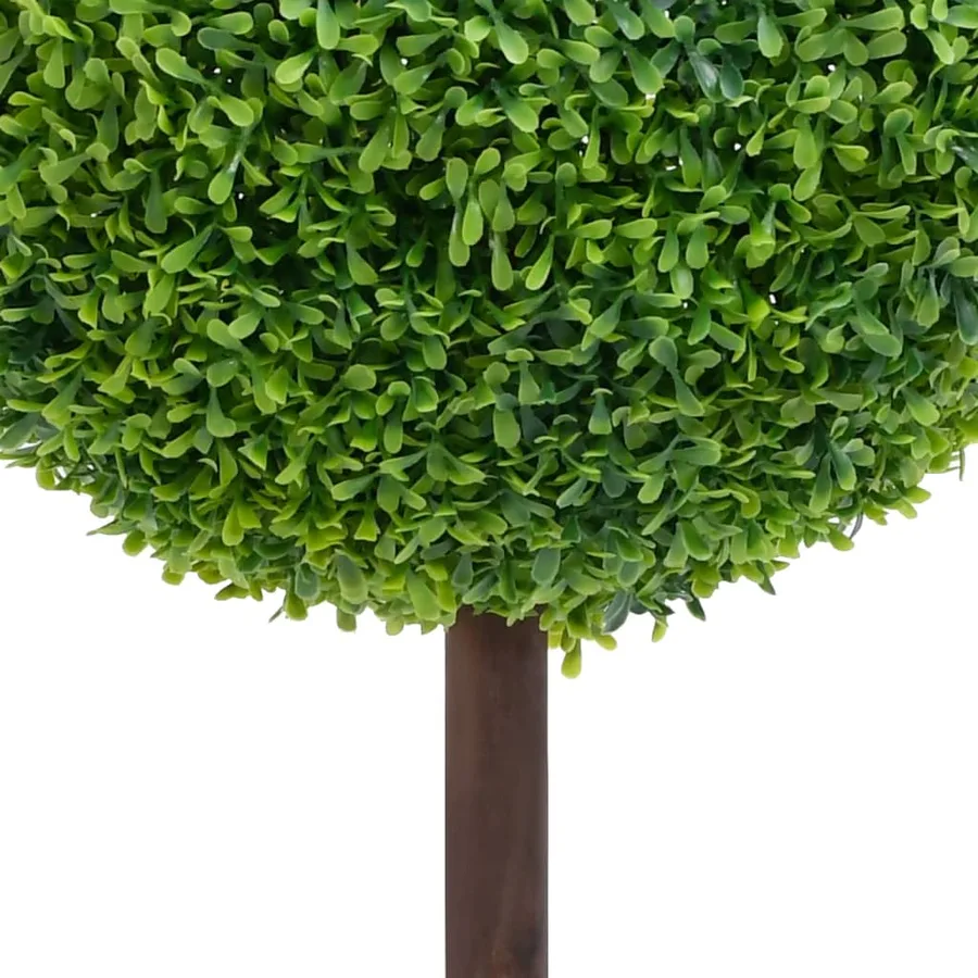 Plante de buis artificiel avec pot Forme de boule Vert 71 cm - 3