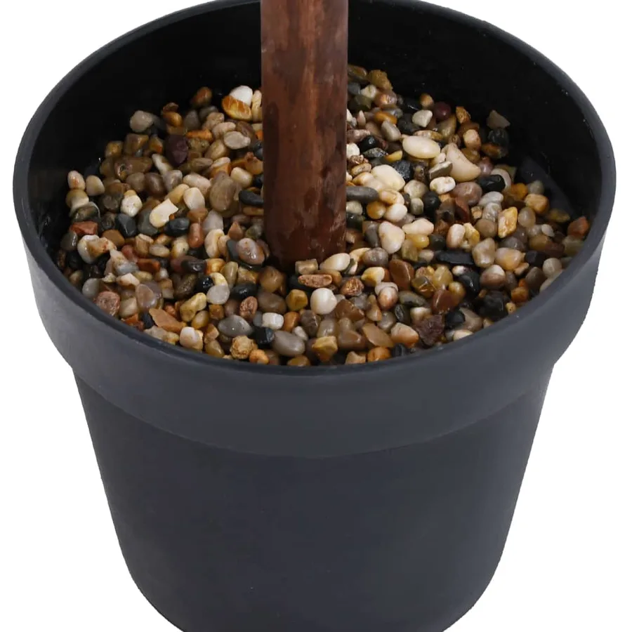 Plante de buis artificiel avec pot Forme de boule Vert 71 cm - 4