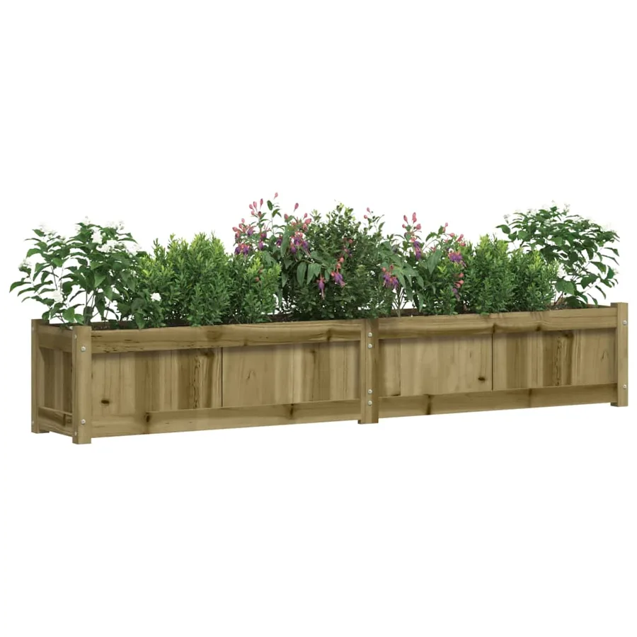 Jardinières 2 pcs bois de pin imprégné - 3