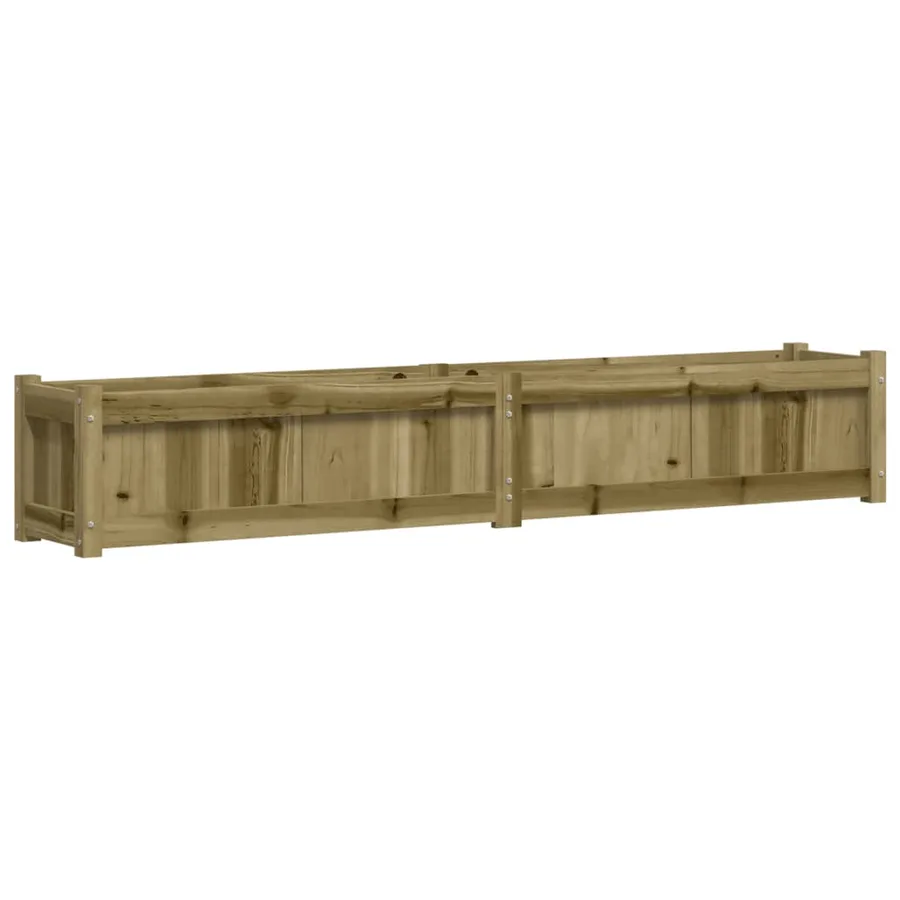 Jardinières 2 pcs bois de pin imprégné - 4