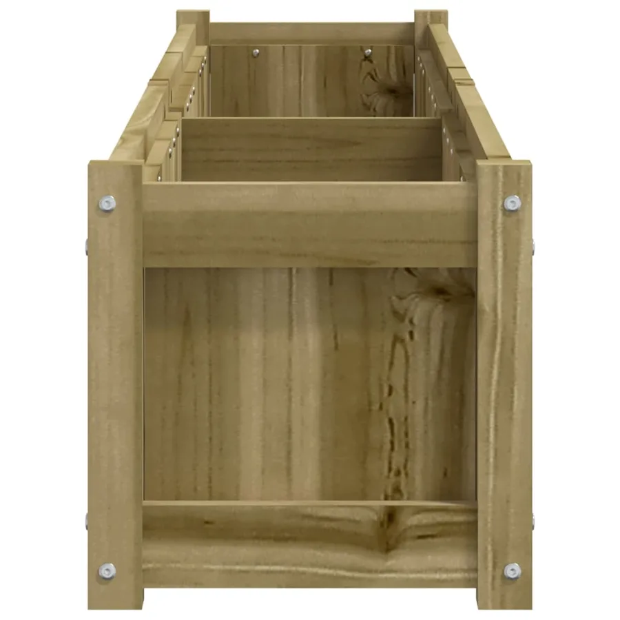 Jardinières 2 pcs bois de pin imprégné - 6