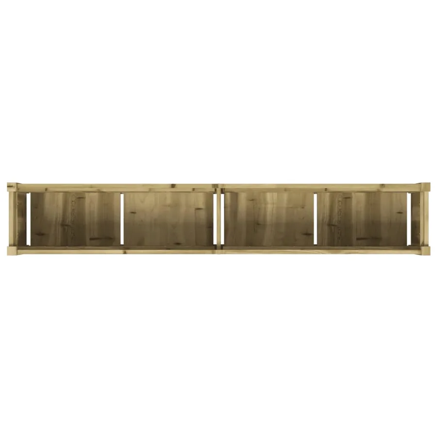 Jardinières 2 pcs bois de pin imprégné - 8