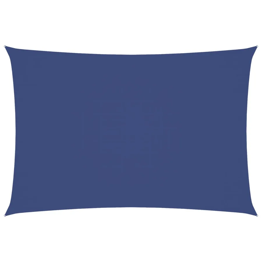Voile de parasol tissu oxford rectangulaire 2,5x4,5 m bleu - 2