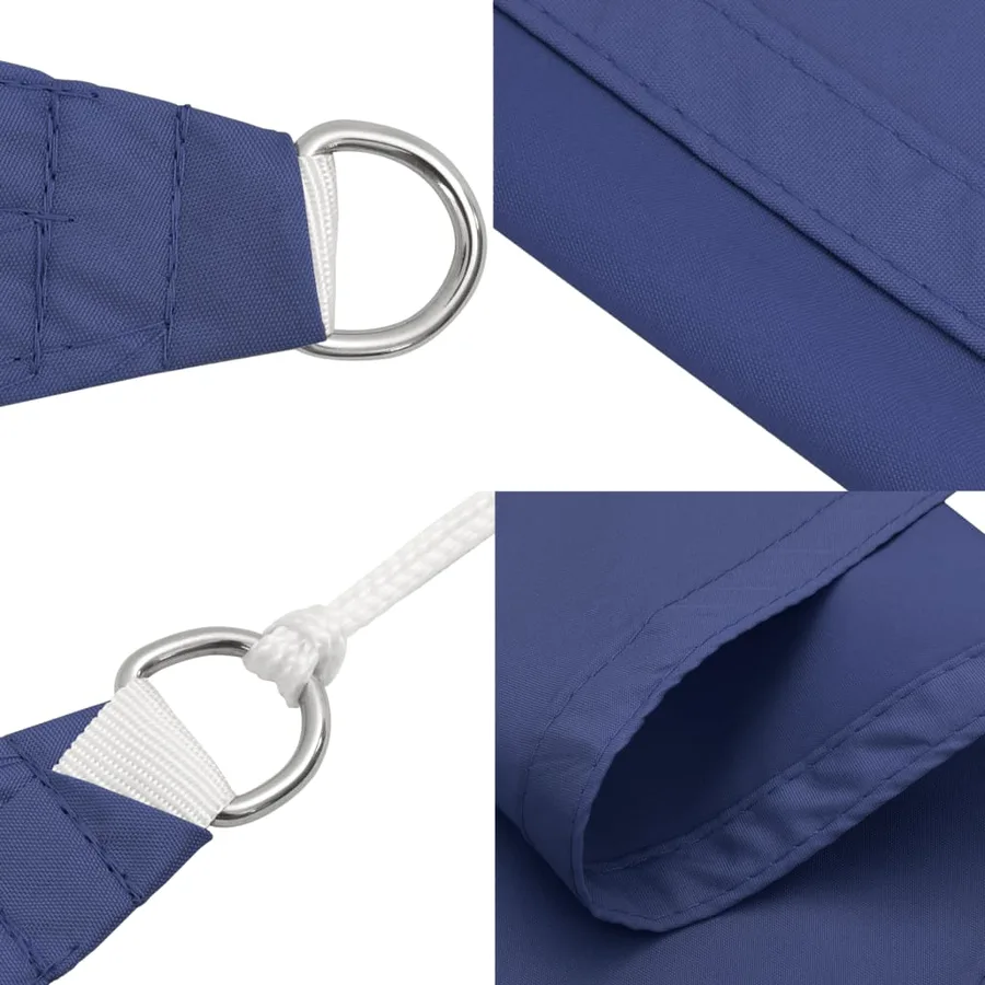 Voile de parasol tissu oxford rectangulaire 2,5x4,5 m bleu - 8