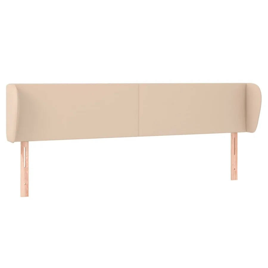 Tête de lit avec oreilles Cappuccino 183x23x78/88 cm Similicuir - 2