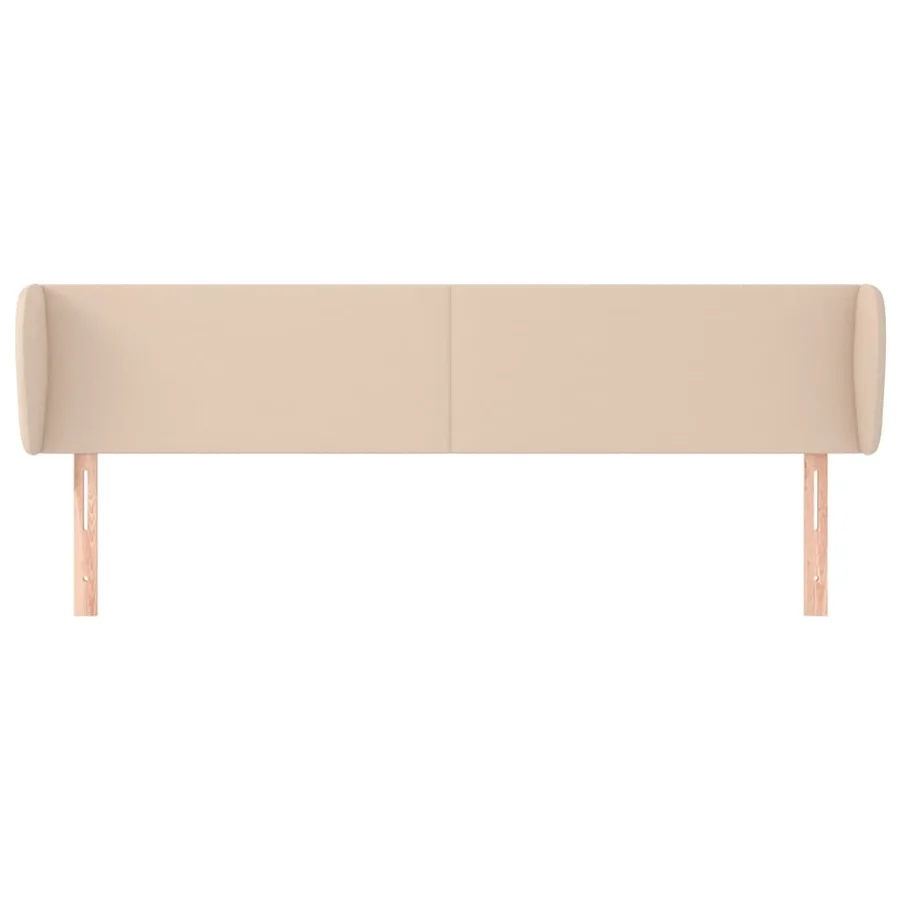 Tête de lit avec oreilles Cappuccino 183x23x78/88 cm Similicuir - 3