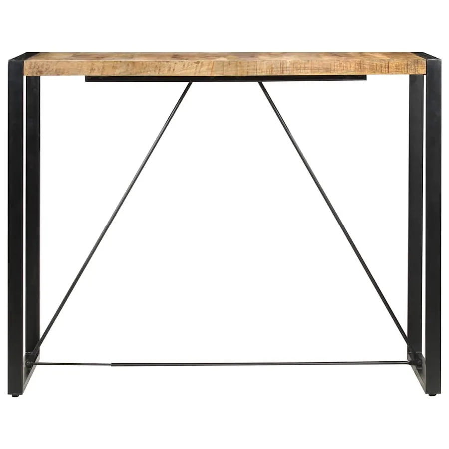 Table de bar 140x70x110 cm Bois de manguier massif - 2
