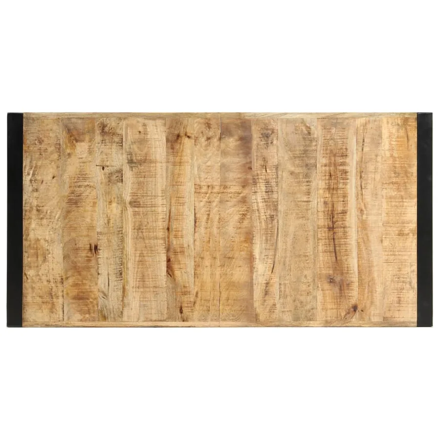 Table de bar 140x70x110 cm Bois de manguier massif - 4