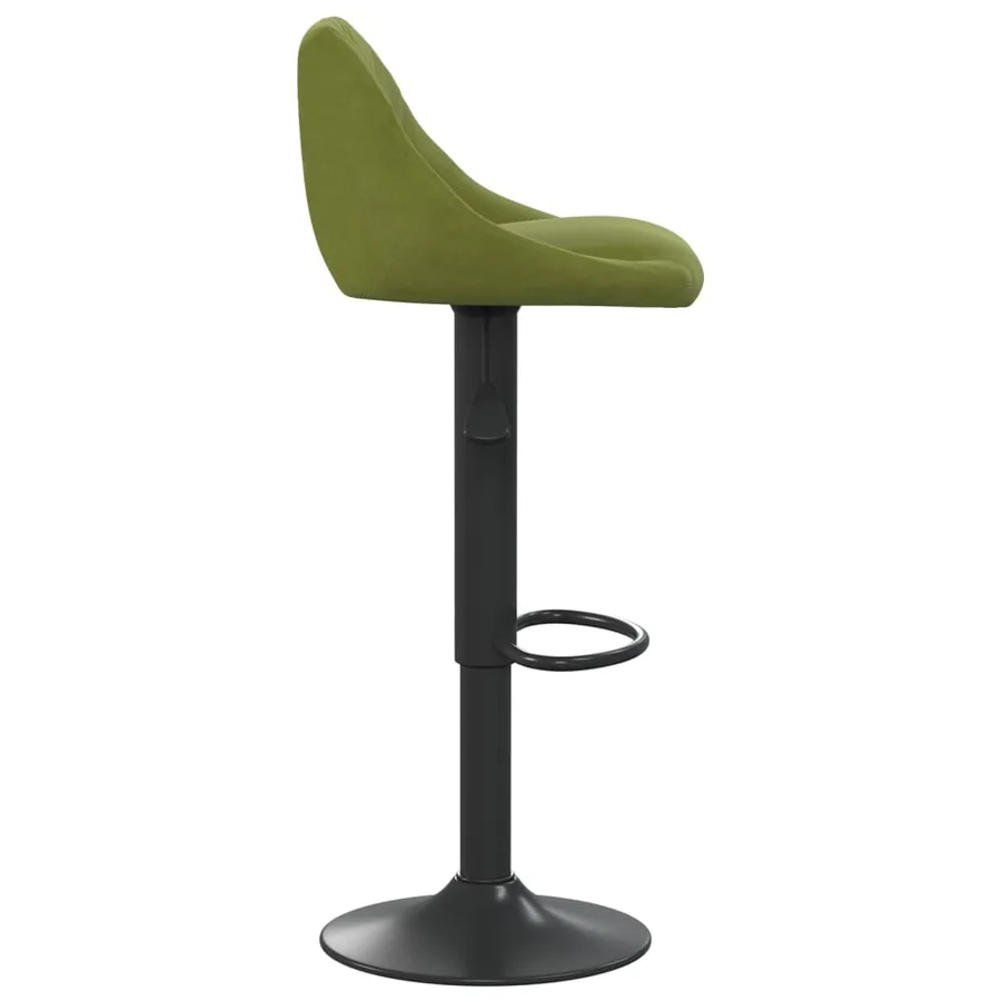 Tabouret de bar Vert clair Velours - 4