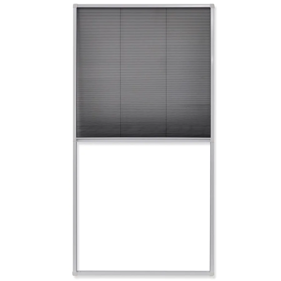 Moustiquaire plissée pour fenêtre 80 x 160 cm - 2