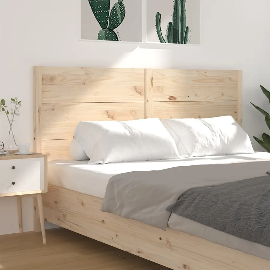 Tête de lit 141x4x100 cm Bois massif de pin - 4