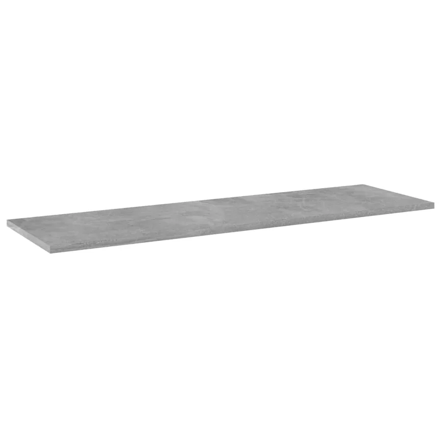 Panneaux de bibliothèque 8pcs Gris béton 100x30x1,5cm Aggloméré - 2