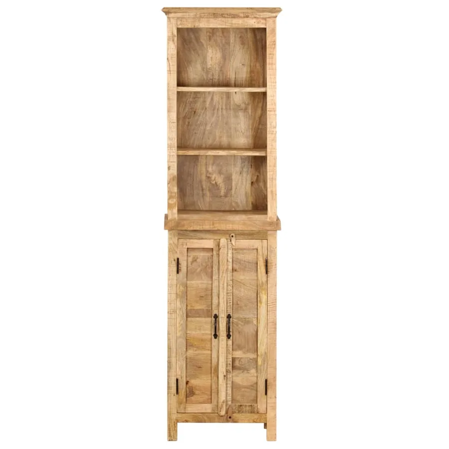 Bibliothèque 50 x 30 x 180 cm Bois massif de manguier - 2