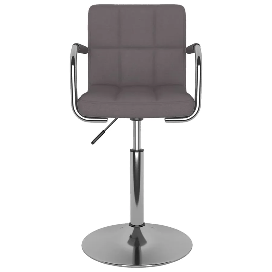 Chaise de salle à manger Taupe Tissu - 2