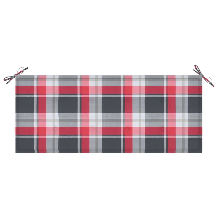 Banc de jardin 2 places avec coussin 120 cm Gris Eucalyptus - 6