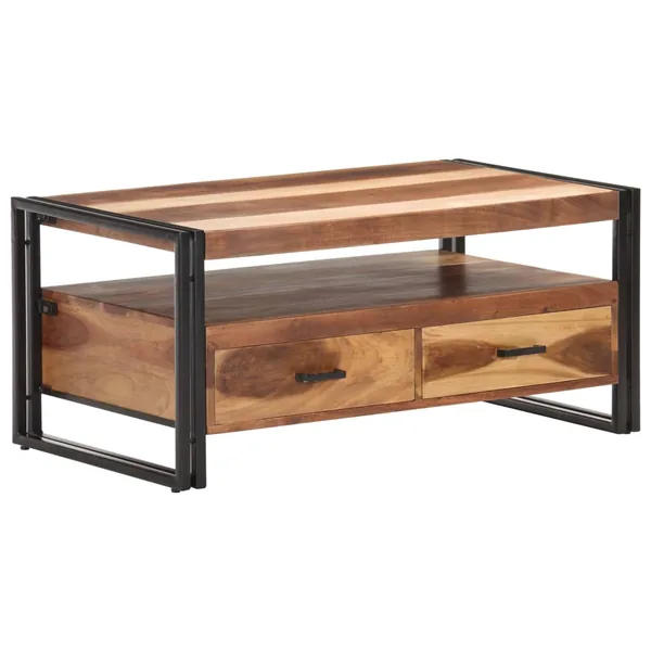 Table basse 100x55x45 cm Bois d'acacia massif