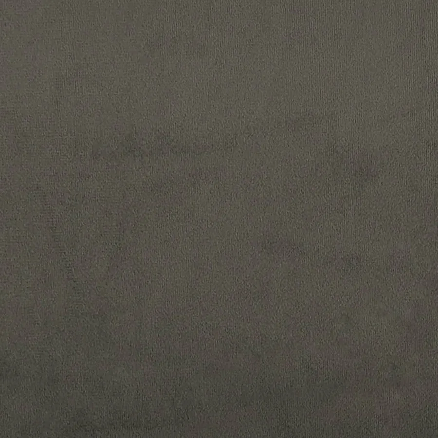 Repose-pied Gris foncé 45x29,5x35 cm Velours - 5