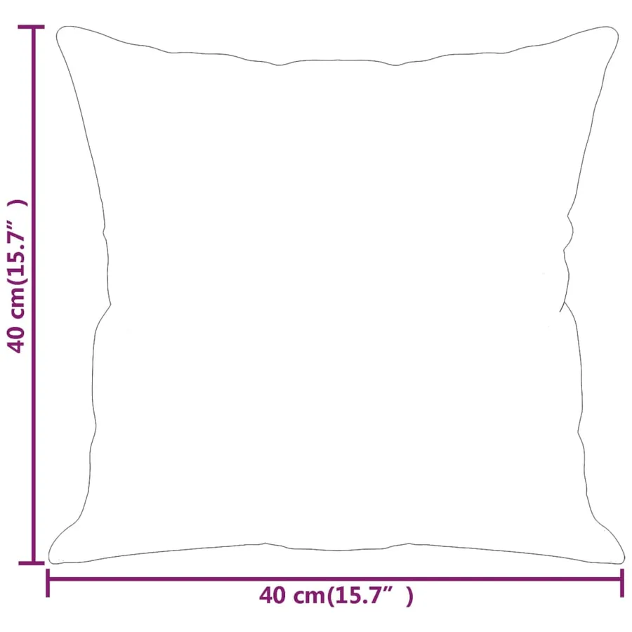 Coussins décoratifs lot de 2 Noir 40x40 cm Similicuir - 7
