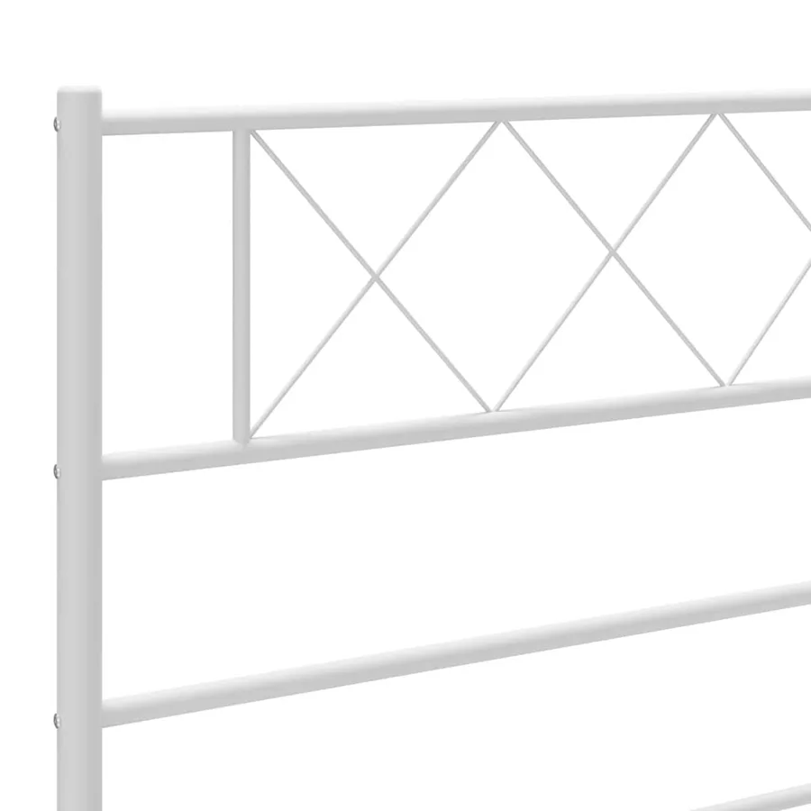 Tête de lit de remplacement métal blanc 75 cm - 5