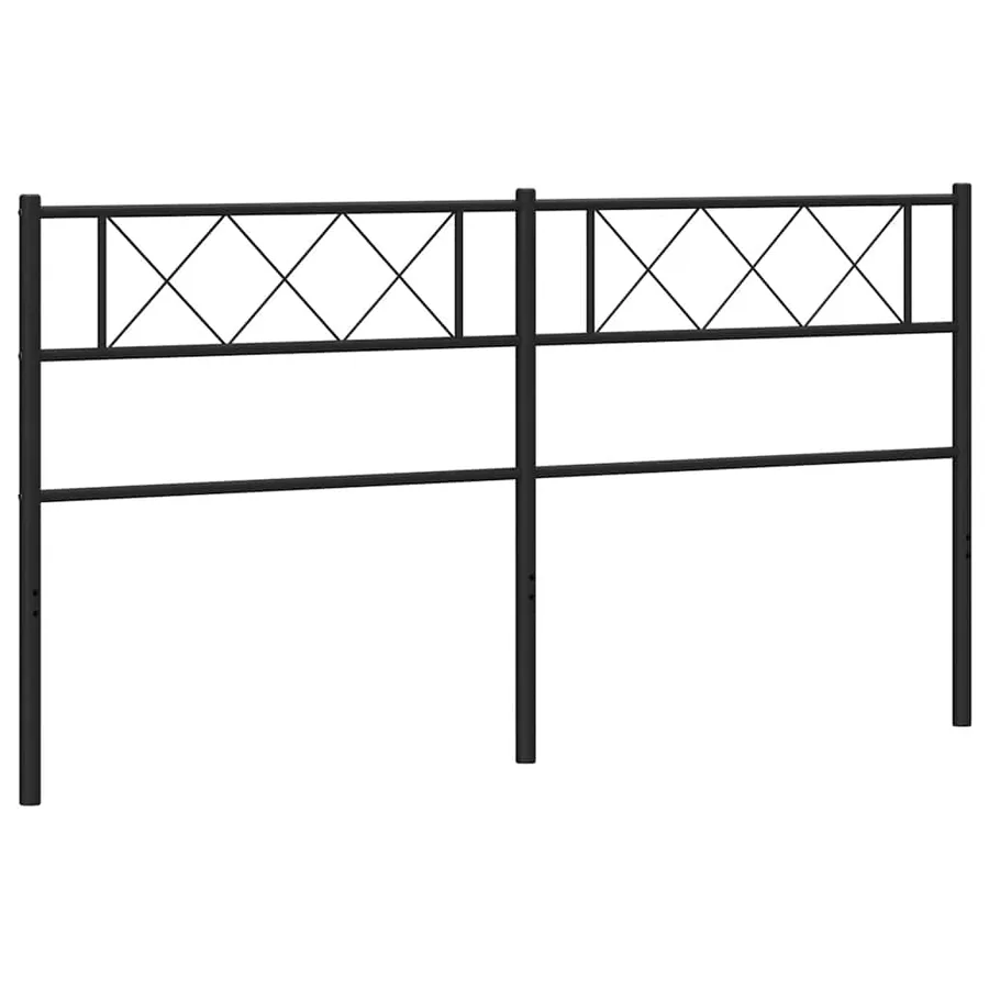 Tête de lit de remplacement métal noir 160 cm - 2