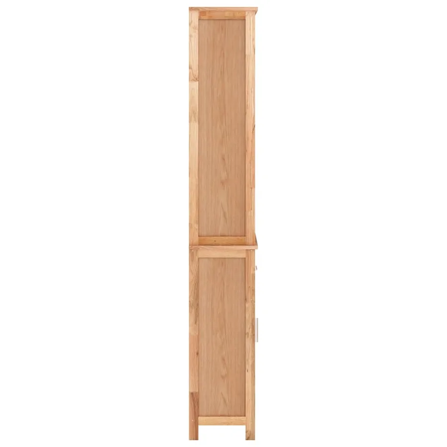 Armoire de salle de bain 42x29x182 cm Bois massif de noyer - 5