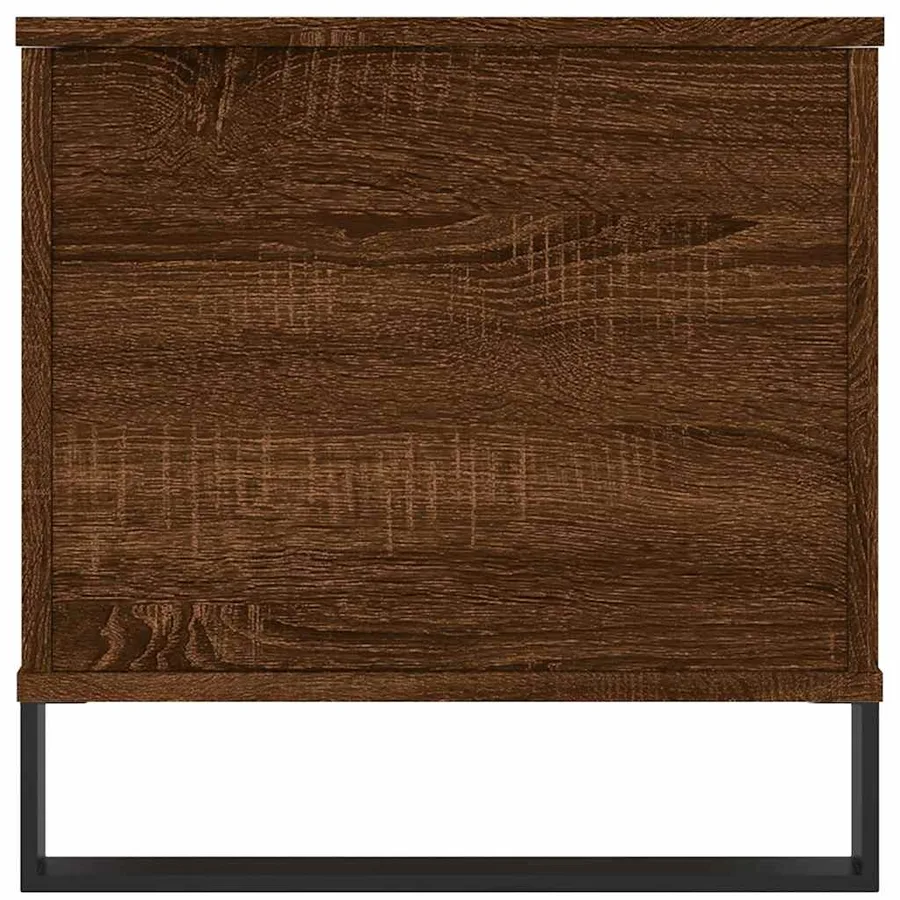 Table basse Chêne marron 90x44,5x45 cm Bois d'ingénierie - 7