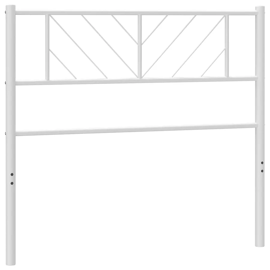Tête de lit de remplacement métal blanc 100 cm - 2