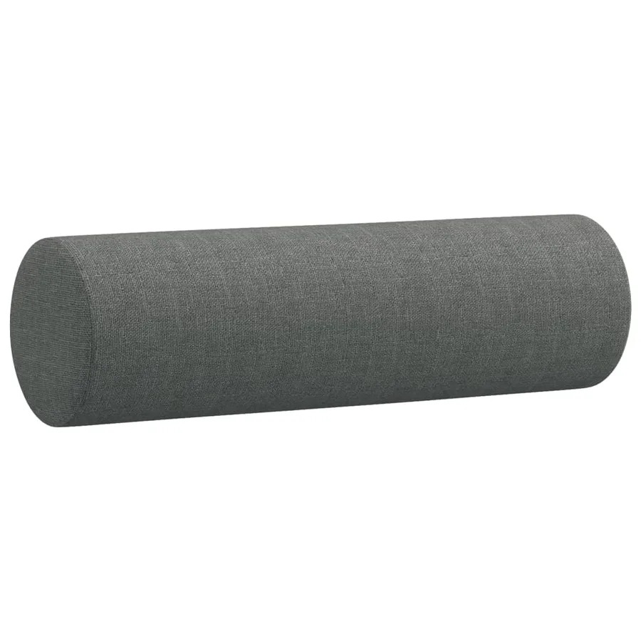 Canapé 2 places avec oreillers gris foncé 120 cm tissu - 6