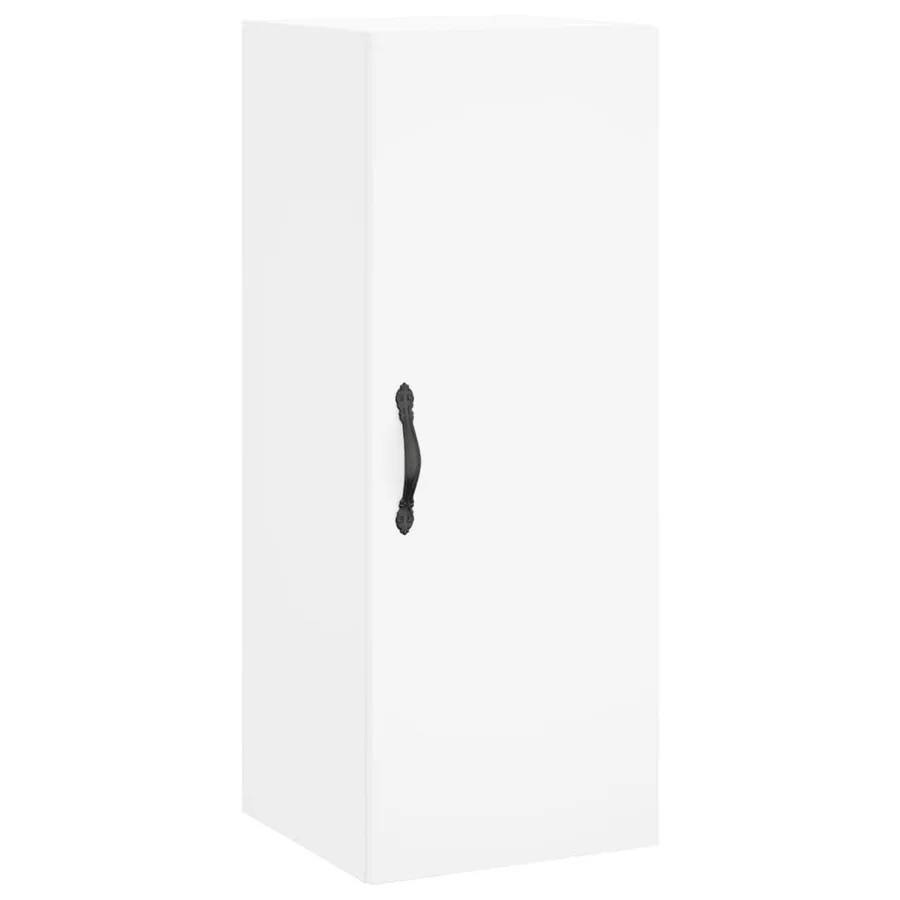 Armoire murale blanc 34,5x34x90 cm bois d'ingénierie - 2