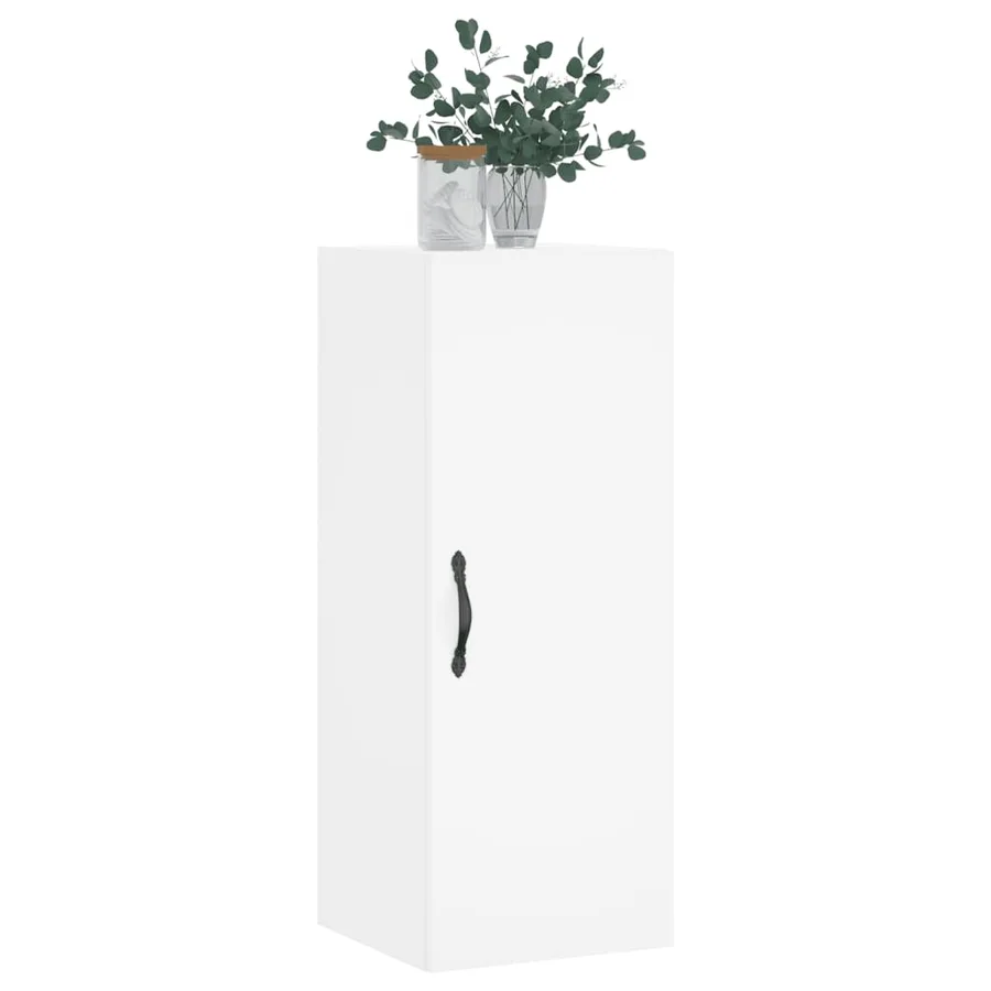 Armoire murale blanc 34,5x34x90 cm bois d'ingénierie - 3